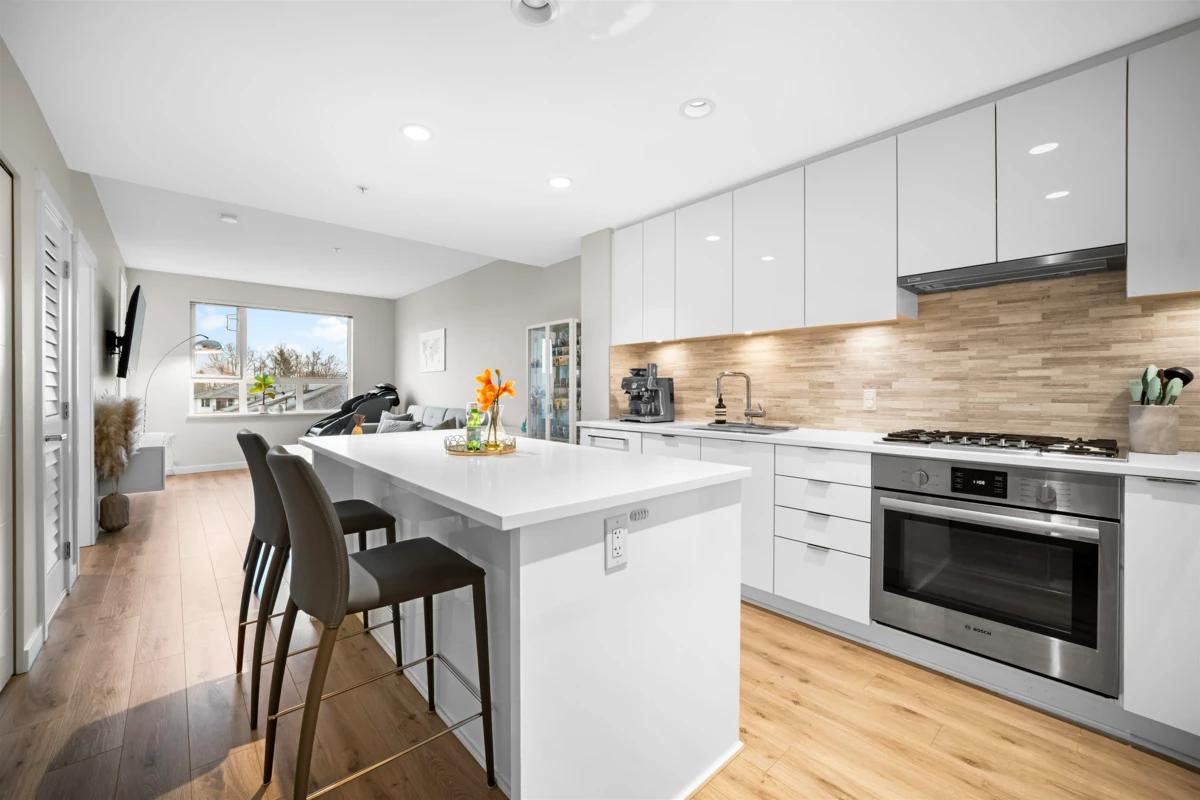Exterior Rear Photo of 511 9233 Odlin Road, Richmond, BC