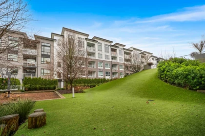 Aerial View of 511 9233 Odlin Road, Richmond, BC