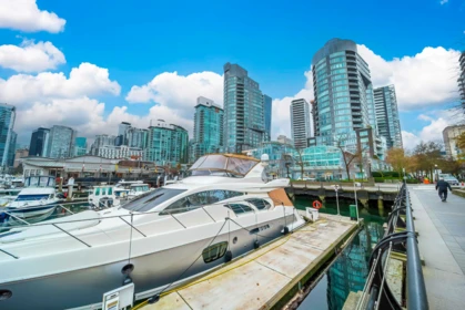Aerial View of 1401 560 Cardero Street, Vancouver, BC
