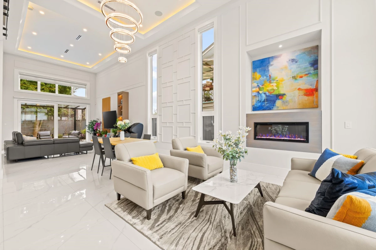 Living Room Photo of 6699 Azure Road, Richmond, BC