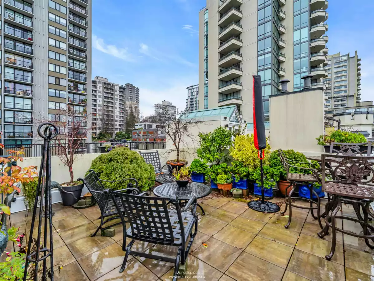 Exterior Rear Photo of 302 1311 Beach Avenue, Vancouver, BC