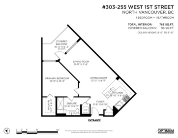 Basement Recreation Room Photo of 303 255 W 1st Street, North Vancouver, BC