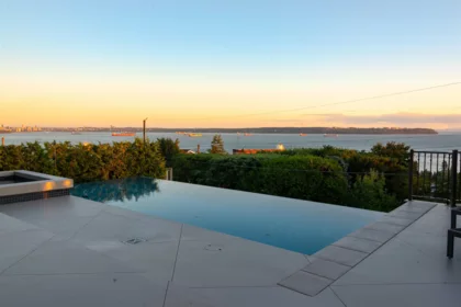 Aerial View of 4135 Burkehill Place, West Vancouver, BC