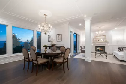 Dining Area Photo of 4135 Burkehill Place, West Vancouver, BC