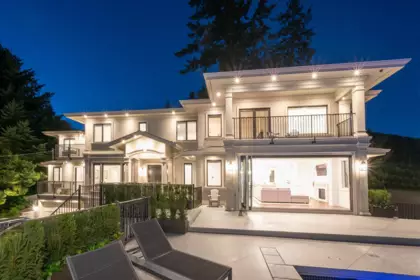 Exterior Rear Photo of 4135 Burkehill Place, West Vancouver, BC