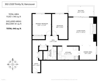 Garden / Landscaping Photo of 302 2320 Trinity Street, Vancouver, BC