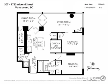 Basement Recreation Room Photo of 307 1723 Alberni Street, Vancouver, BC