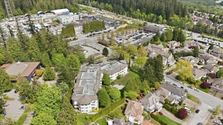 Aerial View of 411 450 Bromley Street, Coquitlam, BC