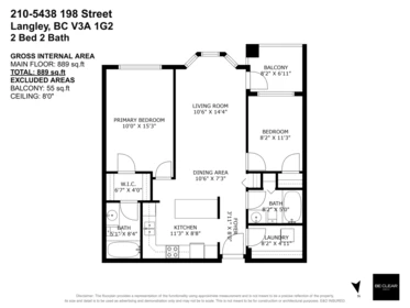 Entry Foyer Photo of 210 5438 198 Street, Langley, BC