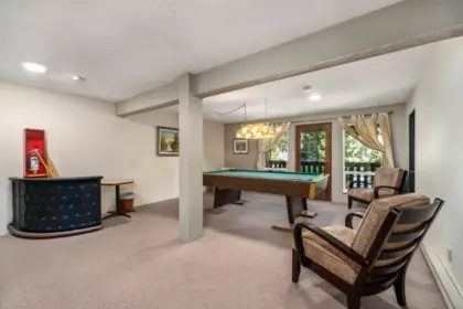 Basement Recreation Room Photo of 3 8138 Cedar Springs Road, Whistler, BC