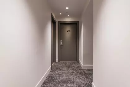 Entry Foyer Photo of 403 7769 Park Crescent, Burnaby, BC