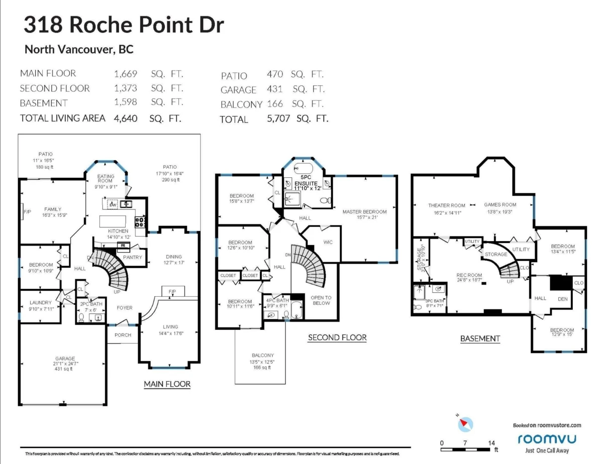 Exterior Rear Photo of 318 Roche Point Drive, North Vancouver, BC