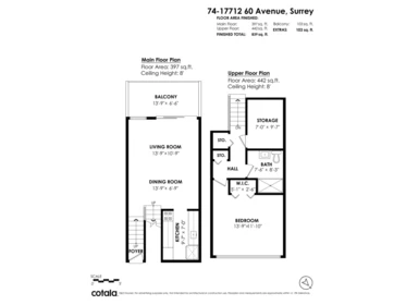 Hallway Photo of 74 17712 60 Avenue, Surrey, BC