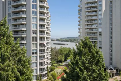 Outdoor Deck Photo of 406 225 Francis Way, New Westminster, BC