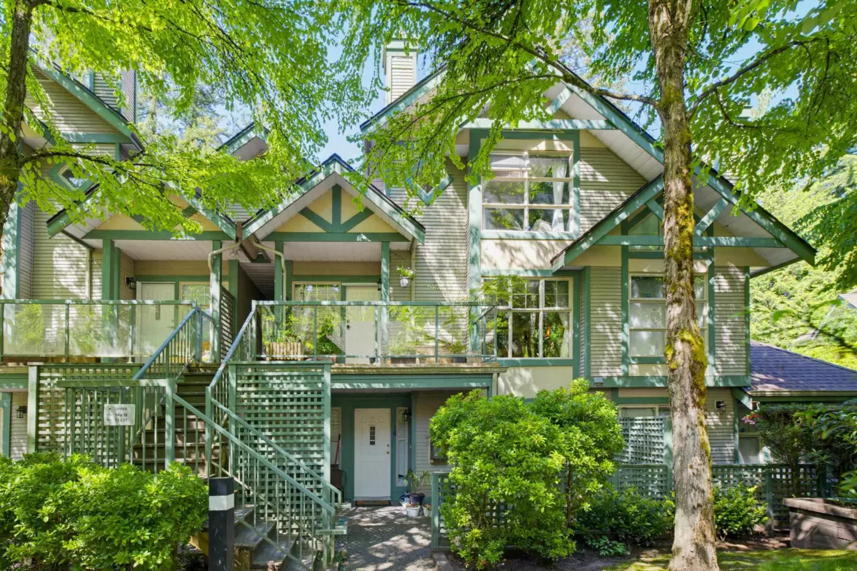 Exterior Rear Photo of 18 65 Foxwood Drive, Port Moody, BC