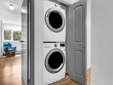 Laundry Room Photo of 202 3980 Carrigan Court, Burnaby, BC