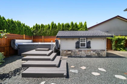 Aerial View of 7348 Elm Road, Agassiz, BC