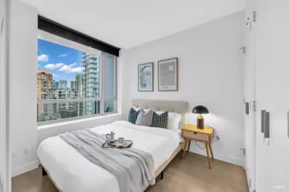 Bedroom 2 Photo of 1605 1308 Hornby Street, Vancouver, BC