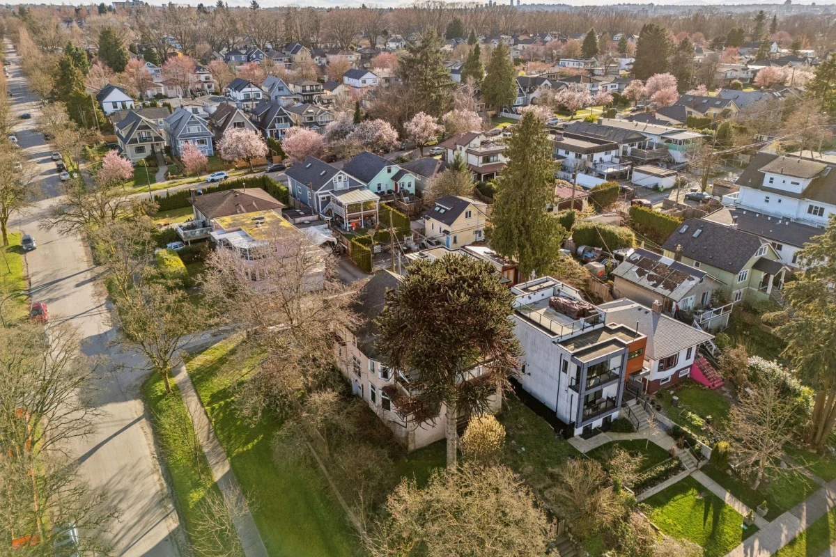 Exterior Rear Photo of 2798 Yale Street, Vancouver, BC