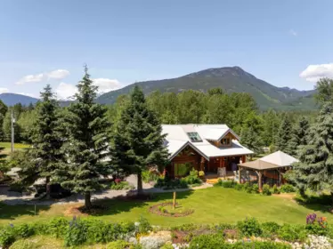 Aerial View of 7744 Owl Ridge Road, Mount Currie, BC