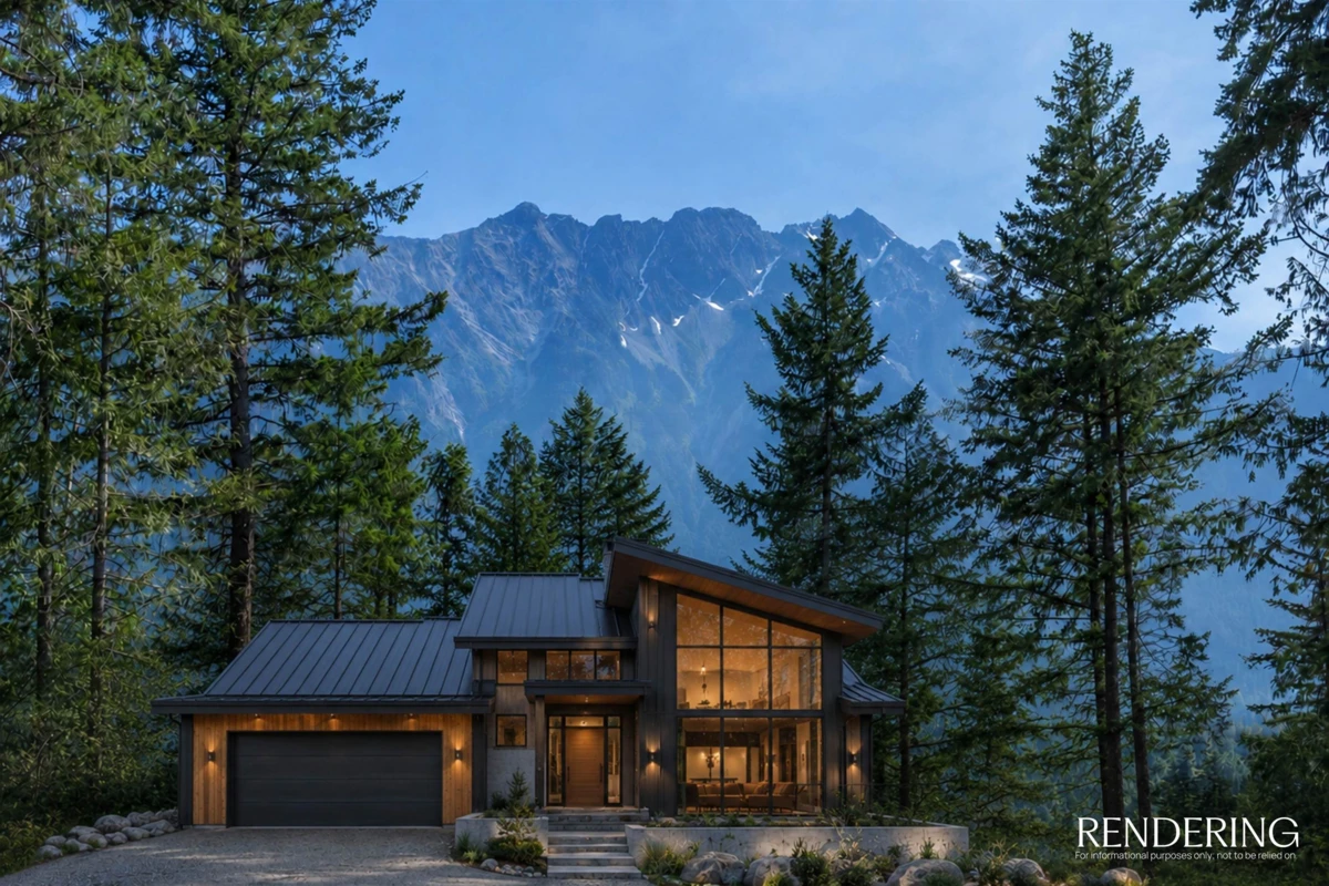 Exterior Rear Photo of 8206 Merlot Peak Drive, Pemberton, BC