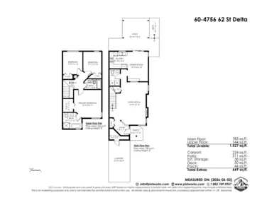 Aerial View of 60 4756 62 Street, Delta, BC