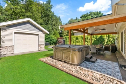 Aerial View of 9855 182 Street, Surrey, BC