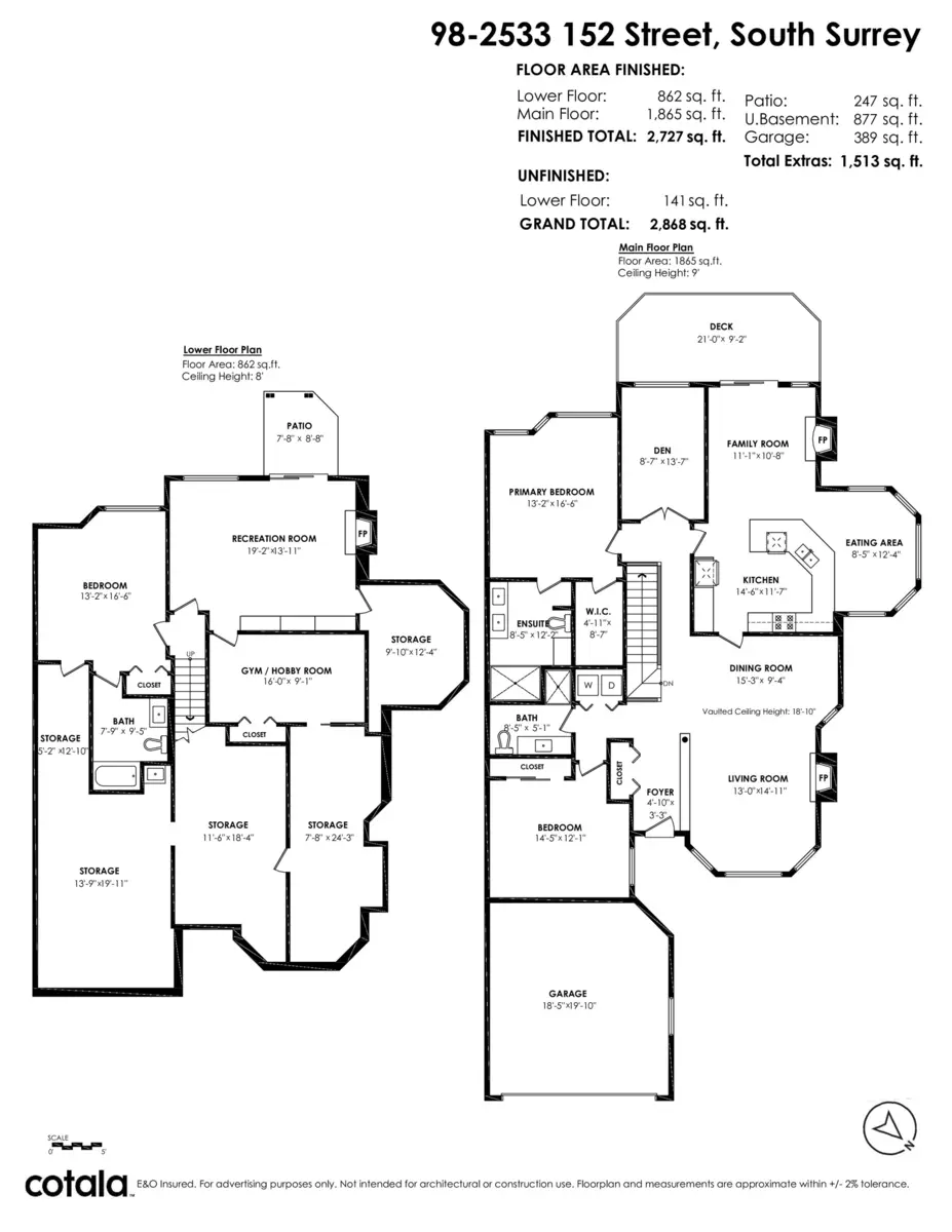 Living Room Photo of 98 2533 152 Street, Surrey, BC