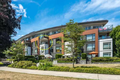 Aerial View of 303 20 E Royal Avenue, New Westminster, BC