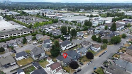 Aerial View of 13111 73a Avenue, Surrey, BC