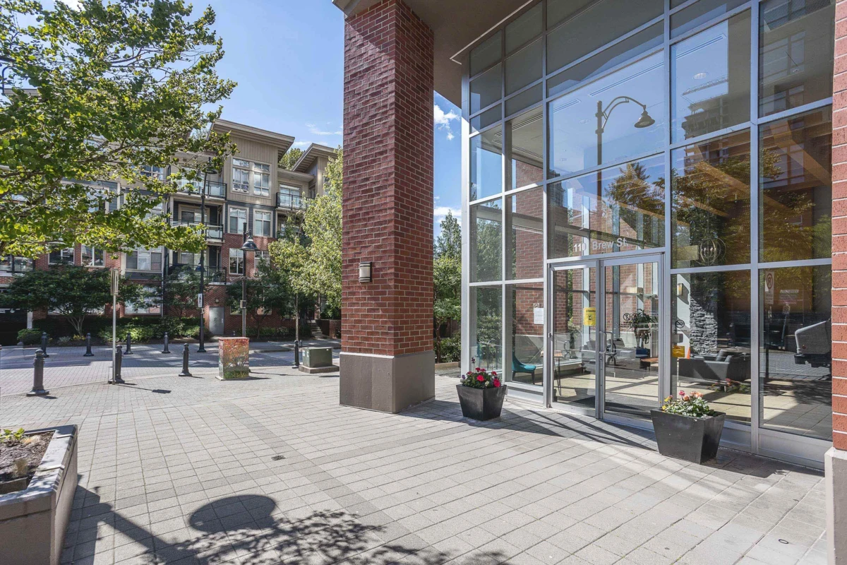 Exterior Rear Photo of 903 110 Brew Street, Port Moody, BC