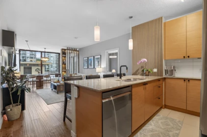 Basement Recreation Room Photo of 903 110 Brew Street, Port Moody, BC