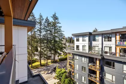 Aerial View of 613 721 Anskar Court, Coquitlam, BC