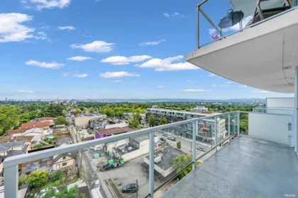 Outdoor Deck Photo of 1105 4638 Gladstone Street, Vancouver, BC