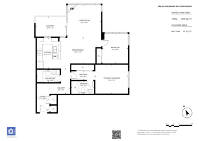Outdoor Deck Photo of 501 295 Guildford Way, Port Moody, BC
