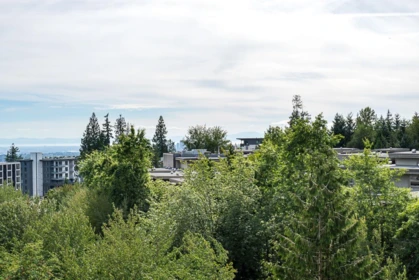 Aerial View of 501 9298 University Crescent, Burnaby, BC