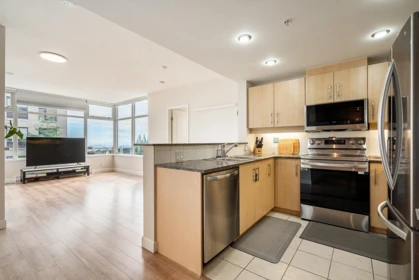 Kitchen Island Photo of 501 9298 University Crescent, Burnaby, BC