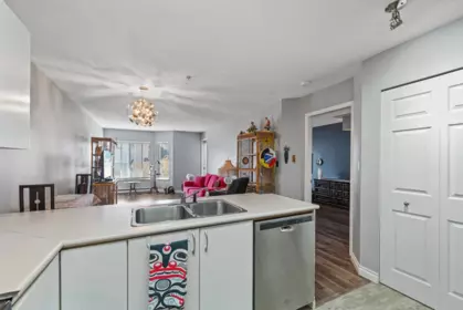 Family Room Photo of 211 12160 80 Avenue, Surrey, BC