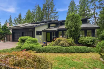 Exterior Rear Photo of 2261 Hill Drive, North Vancouver, BC