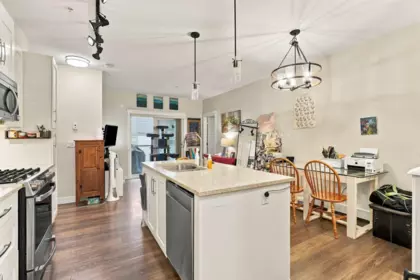 Kitchen Island Photo of 302 11077 Ravine Road, Surrey, BC