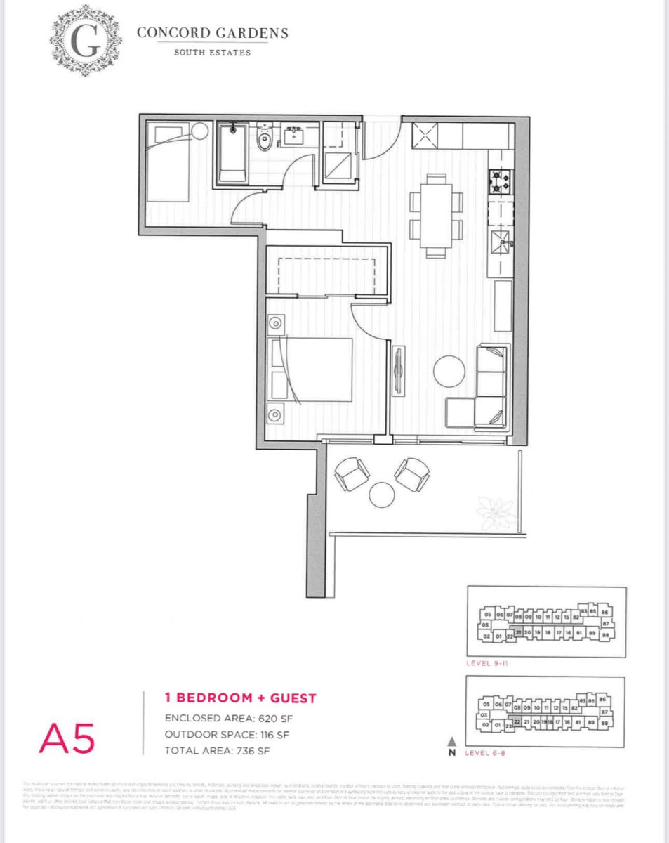 Dining Area Photo of 1121 8800 Hazelbridge Way, Richmond, BC