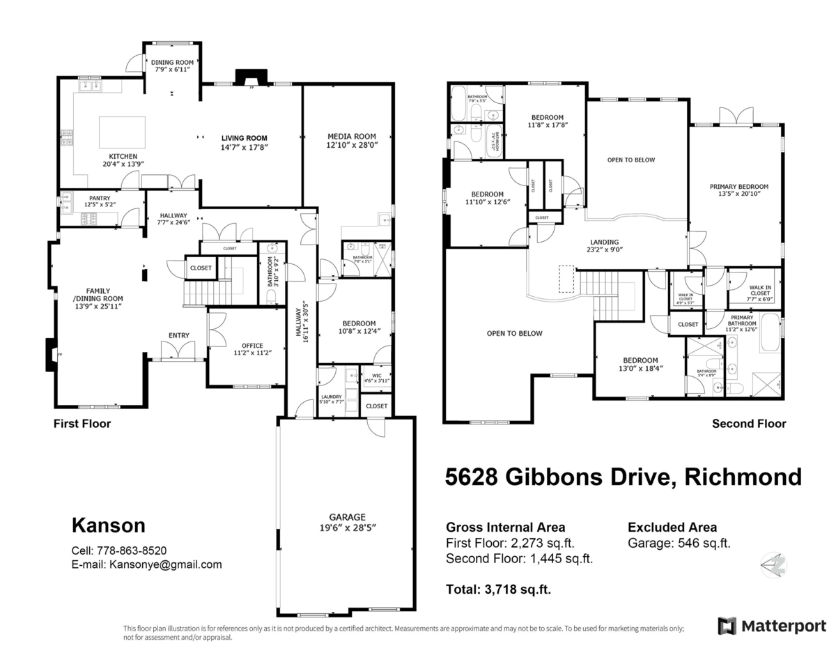 Exterior Rear Photo of 5628 Gibbons Drive, Richmond, BC