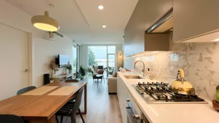 Kitchen Island Photo of 210 8181 Chester Street, Vancouver, BC