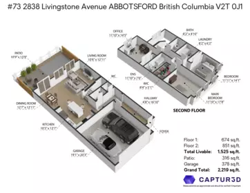 73 2838 Livingstone Avenue, Abbotsford, BC, Abbotsford — Townhouse for sale