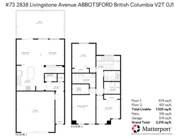 73 2838 Livingstone Avenue, Abbotsford, BC, Abbotsford — Townhouse for sale