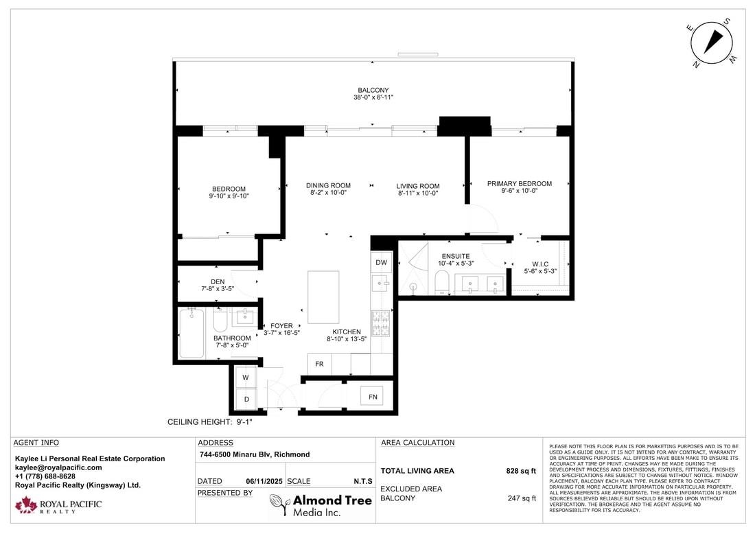Dining Area Photo of 744 6500 Minoru Boulevard, Richmond, BC