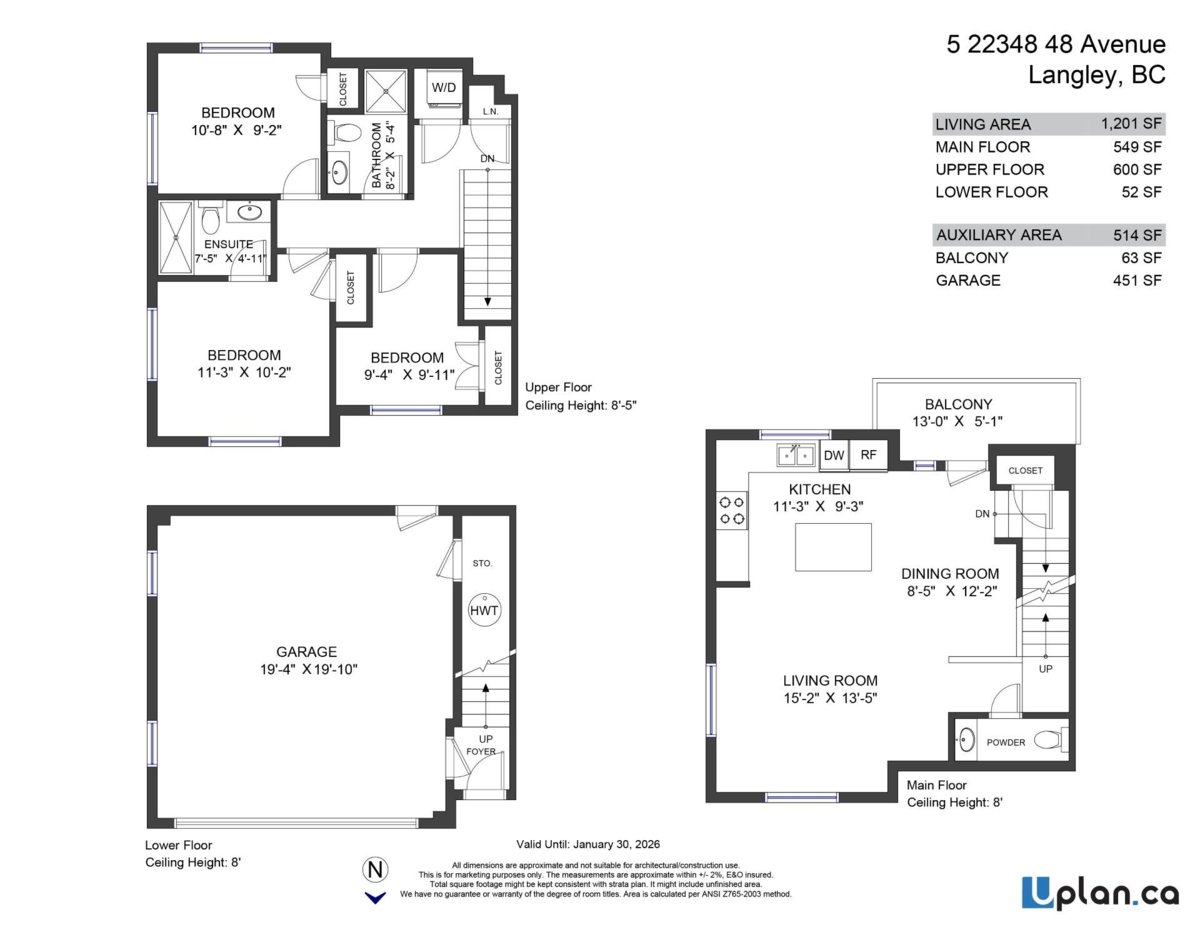 Garage Interior Photo of 6 22348 48 Avenue, Langley, BC