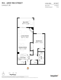 Exterior Rear Photo of 314 6359 198 Street, Langley, BC