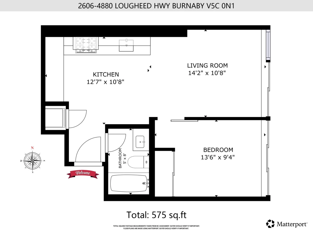 Hallway Photo of 2606 4880 Lougheed Highway, Burnaby, BC