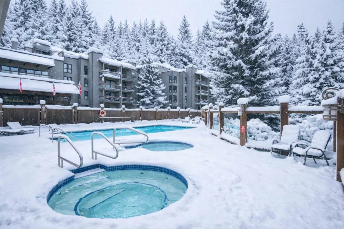 Living Room Photo of 423 4200 Whistler Way, Whistler, BC